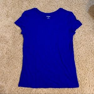 Royal blue cotton top